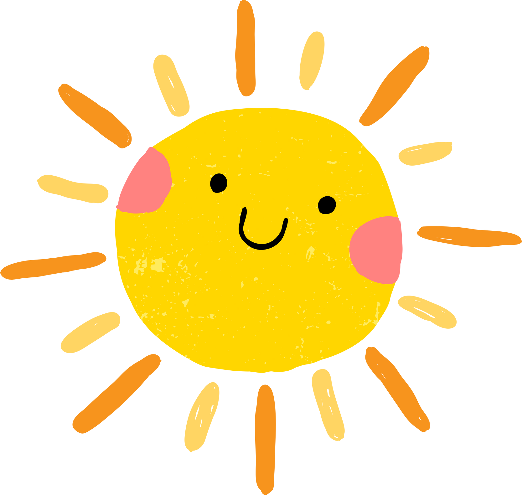 Smiling Sun Cartoon